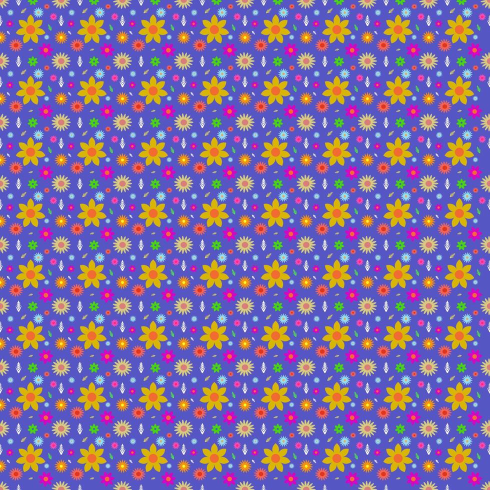 Seamless Patterns flower vector