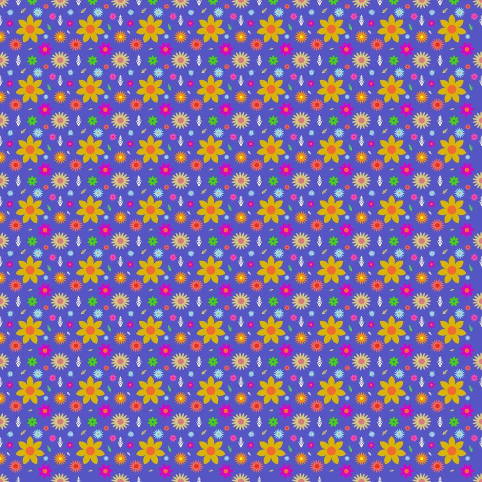 Seamless Patterns flower vector