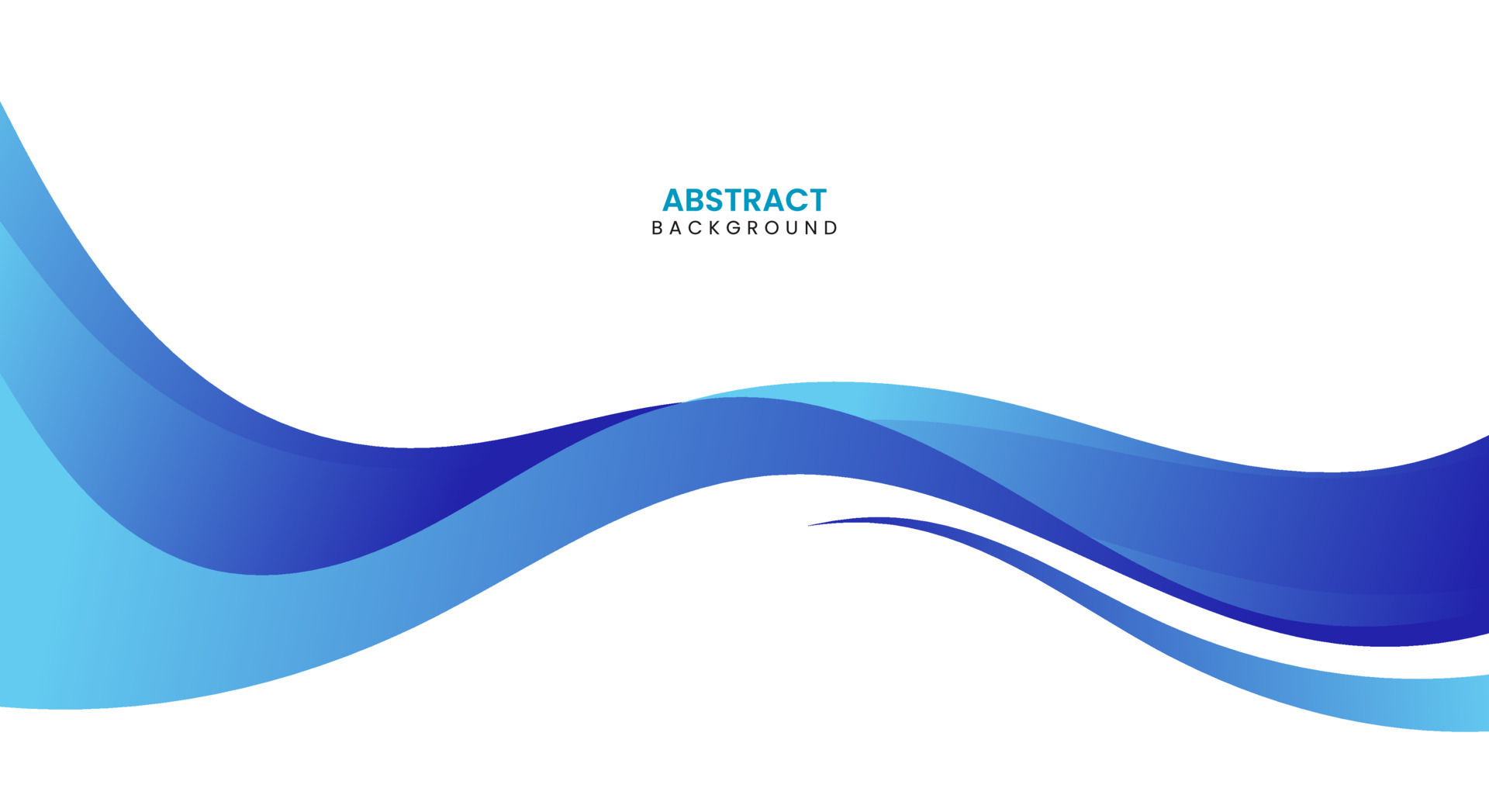 Blue creative wave business banner background 16142042 Vector Art at