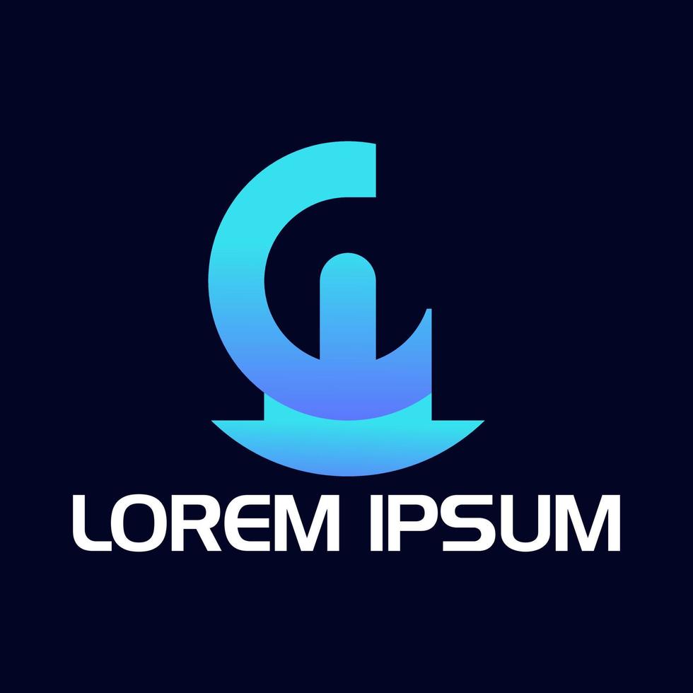 Modern Technological Demo logo design vector