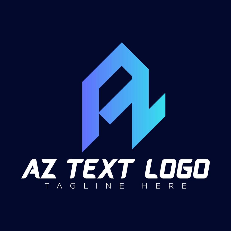 Modern Text Logo Design Vector