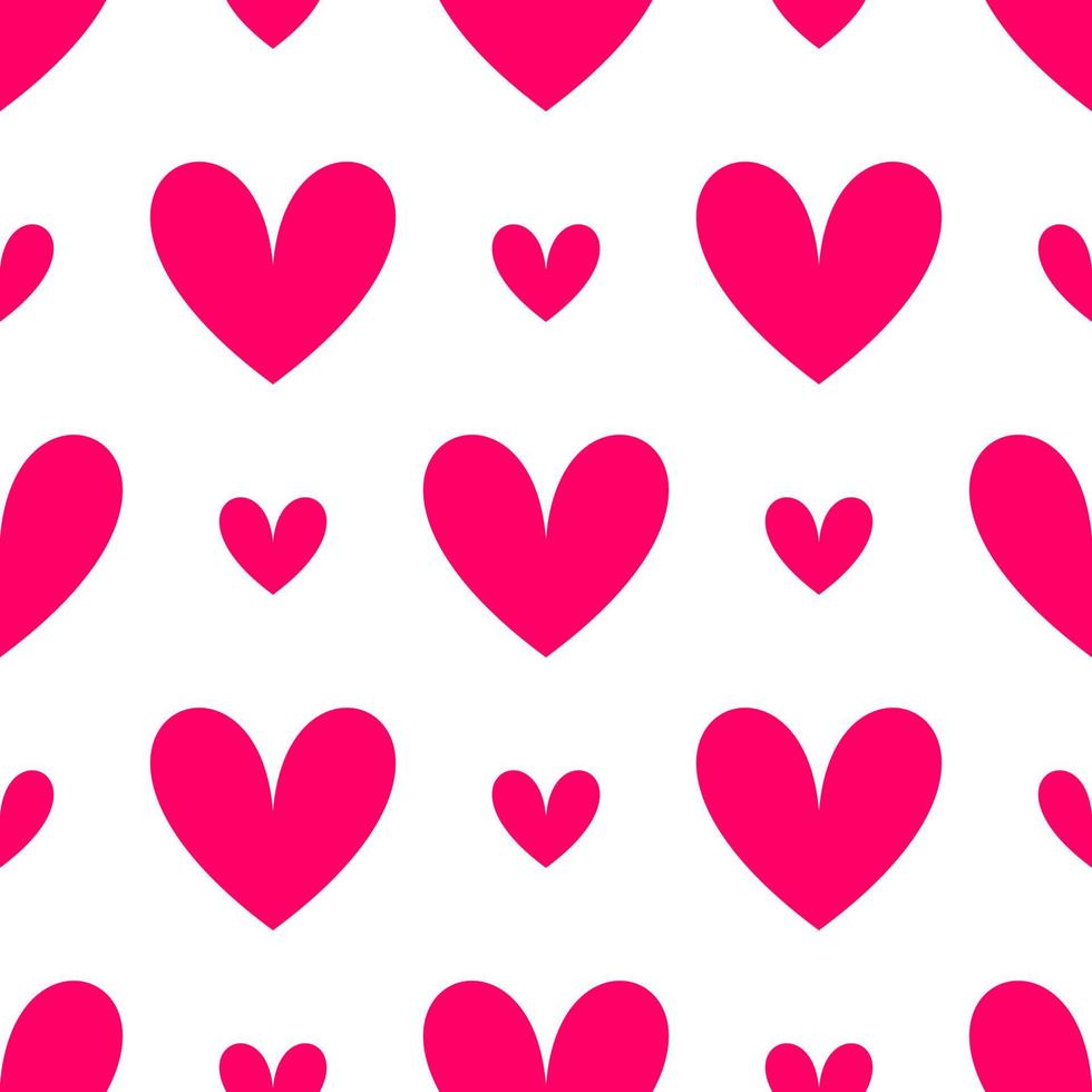 heart vector illustration seamless pattern suitable for banner background, web. on a valentines theme