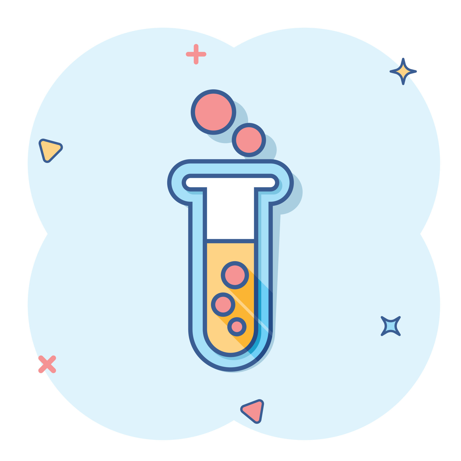Vector cartoon chemical test tube icon in comic style. Laboratory glassware sign illustration pictogram. Flasks business splash effect concept. 16143288 Vector Art at Vecteezy Vector cartoon chemical test tube icon in comic style. Laboratory glassware sign illustration pictogram. Flasks business splash effect concept. 16143288 Vector Art at Vecteezy
