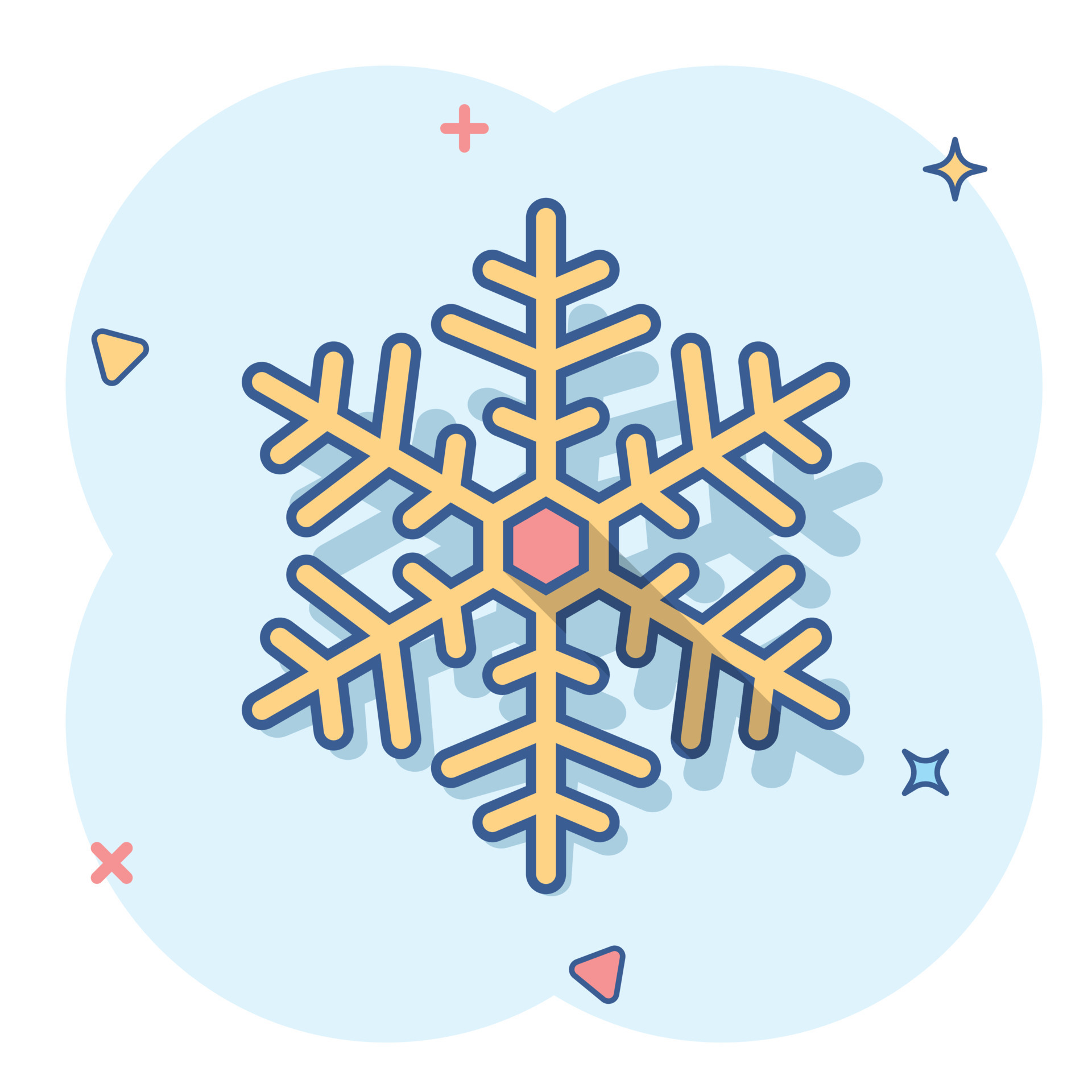 Cartoon Snowflake
