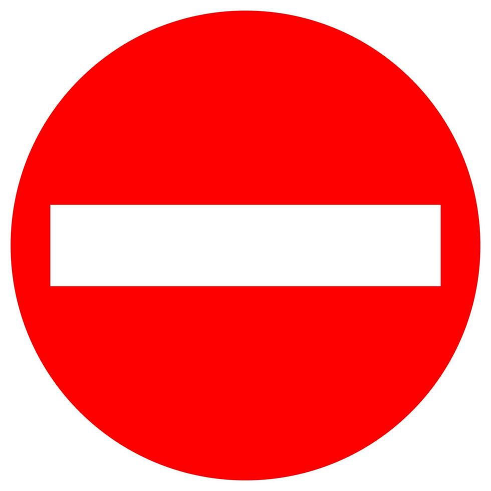 stop sign icon. Vector illustration