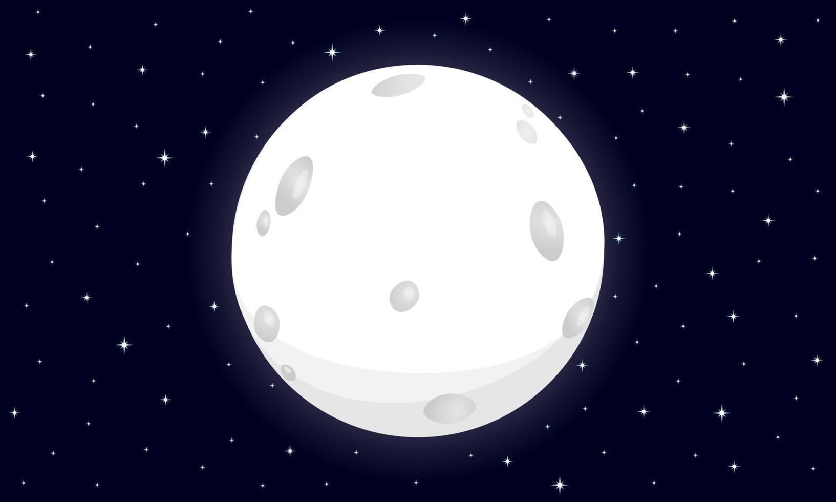 Sweet dreams. Moonlight on galaxy night background. Vector illustration.