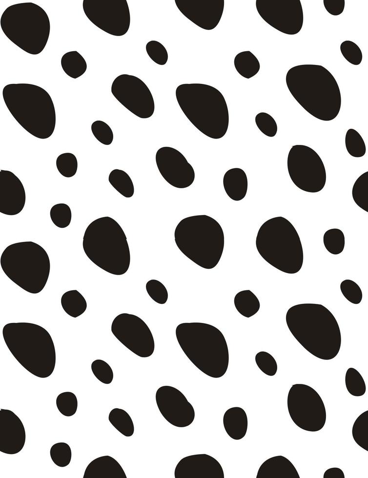 Vector seamless pattern of cheetah spots fur print