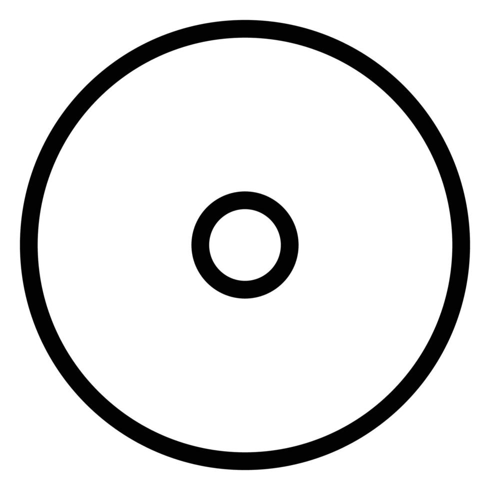 Compact Disk Icon Design vector