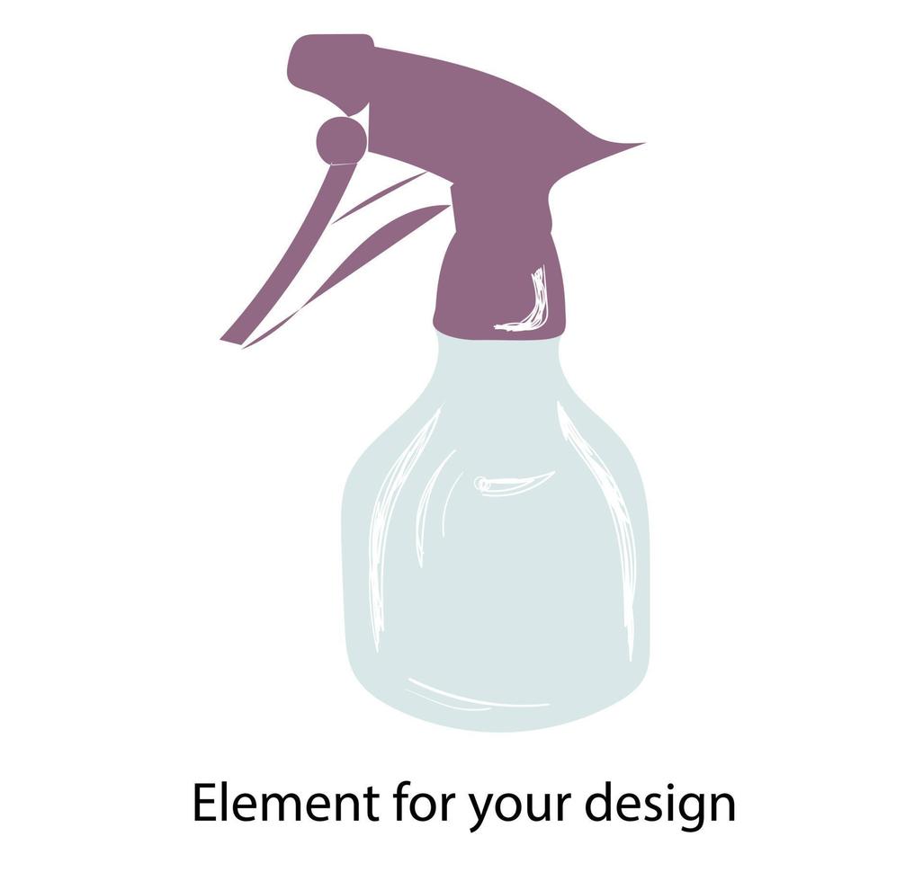 spray. PULVERIZER SPRAY. illustration isolated on a white background. vector