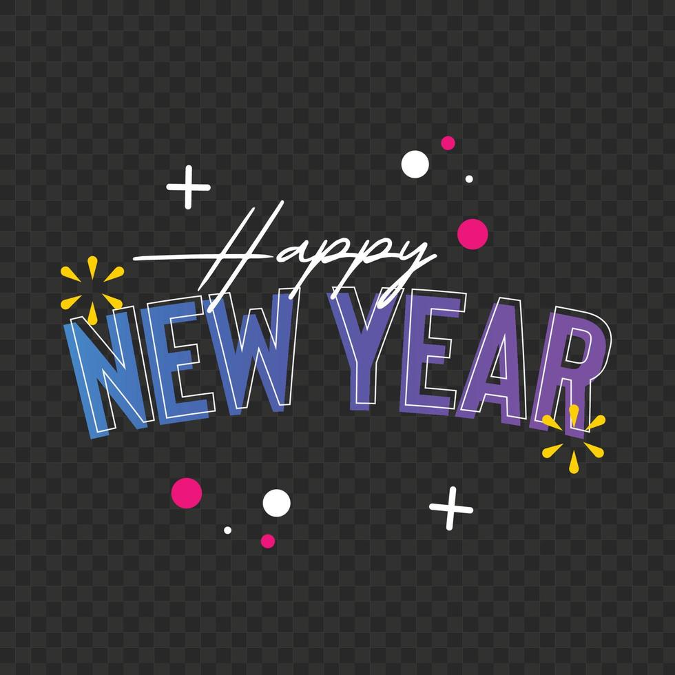 Text Effects New Year 2023 vector