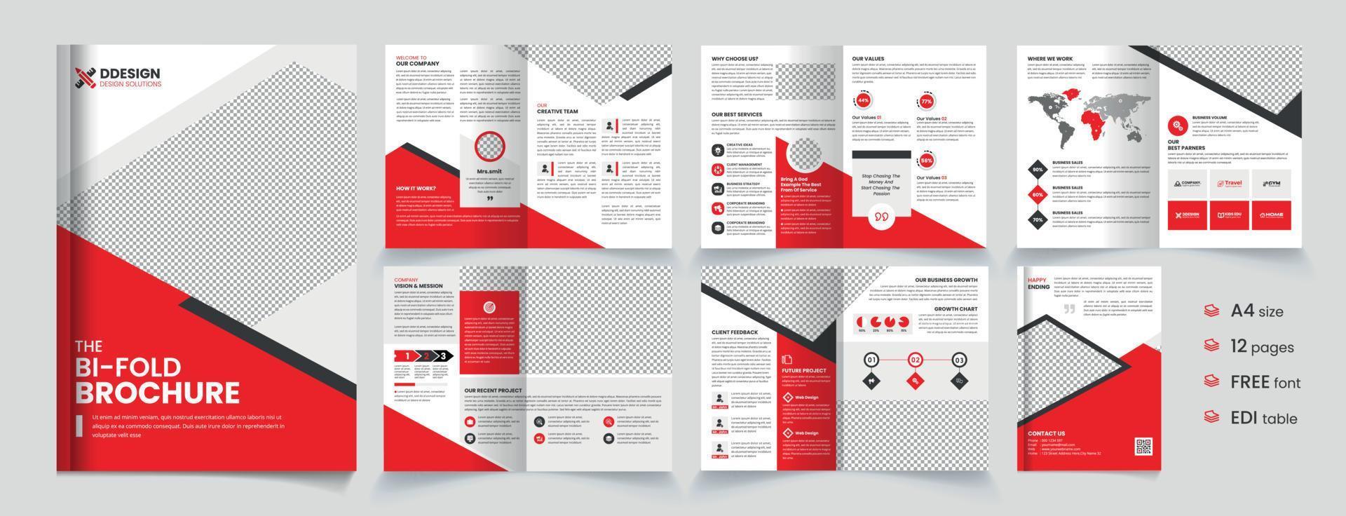 Company Brochure Template vector