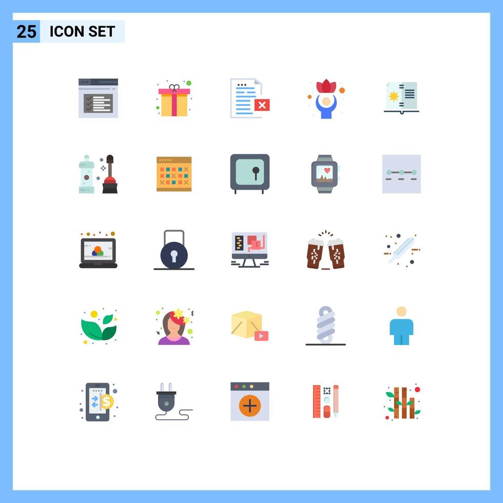 25 Creative Icons Modern Signs and Symbols of well exercise reward office document Editable Vector Design Elements