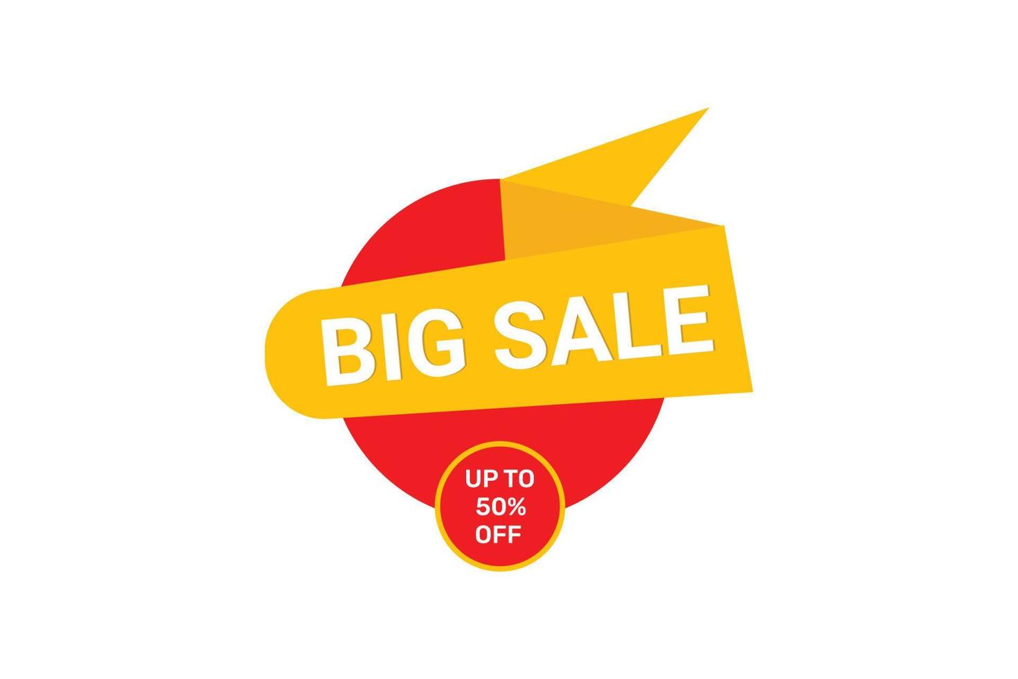 Big sale promotional template for your business. vector