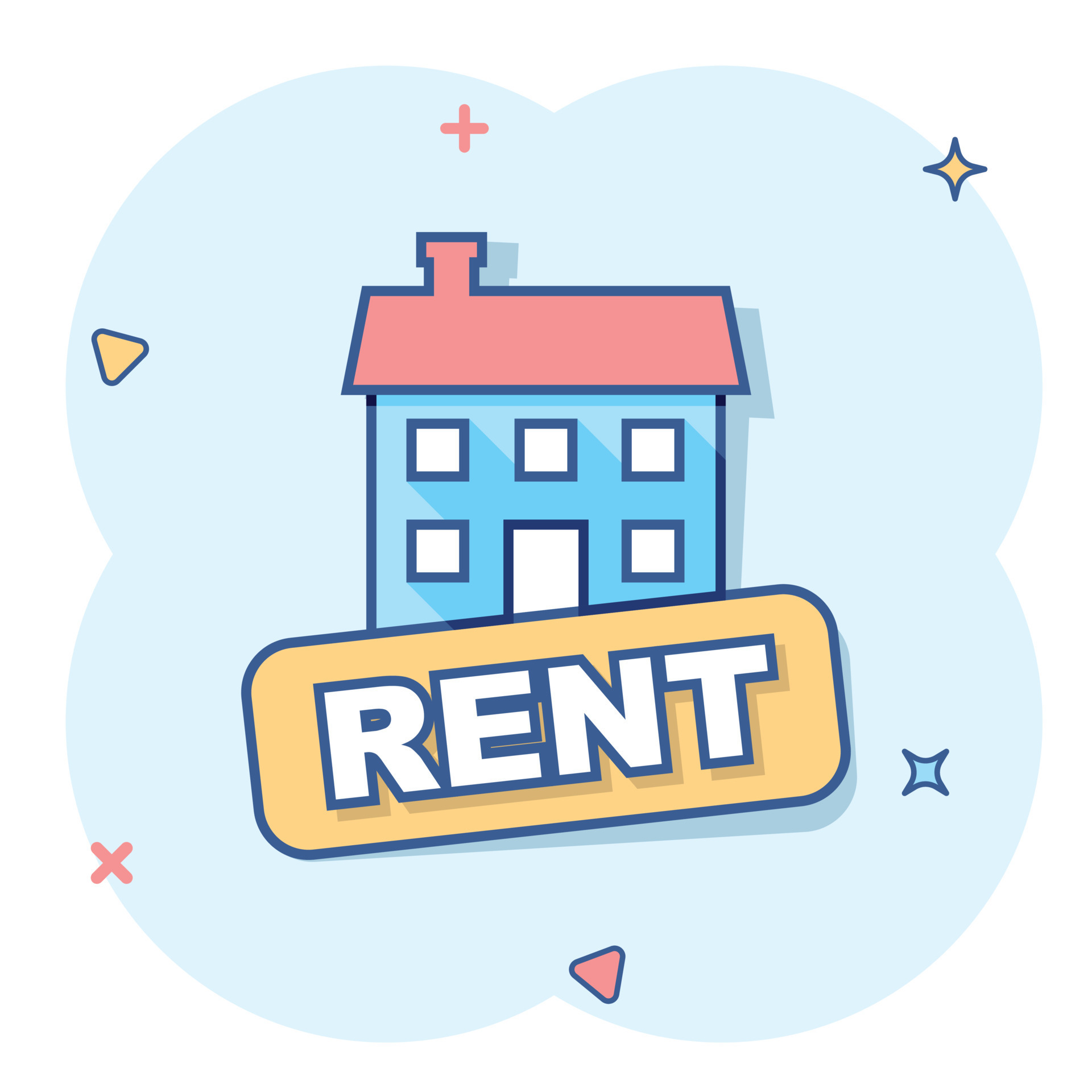 Vector cartoon rent house icon in comic style. Rent sign illustration pictogram. Rental business splash effect concept. 16150788 Vector Art at Vecteezy Vector cartoon rent house icon in comic style. Rent sign illustration pictogram. Rental business splash effect concept. 16150788 Vector Art at Vecteezy