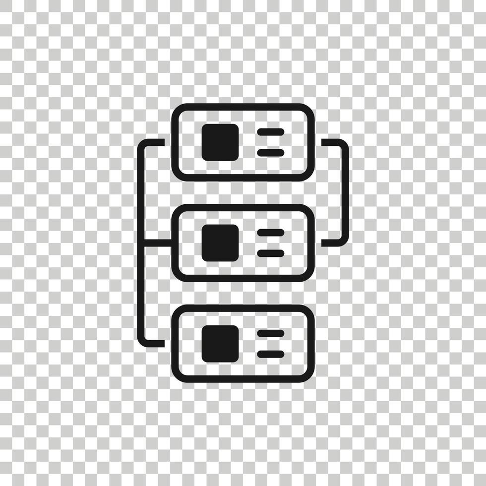 Improvement icon in flat style. Efficiency vector illustration on white isolated background. Productivity business concept.