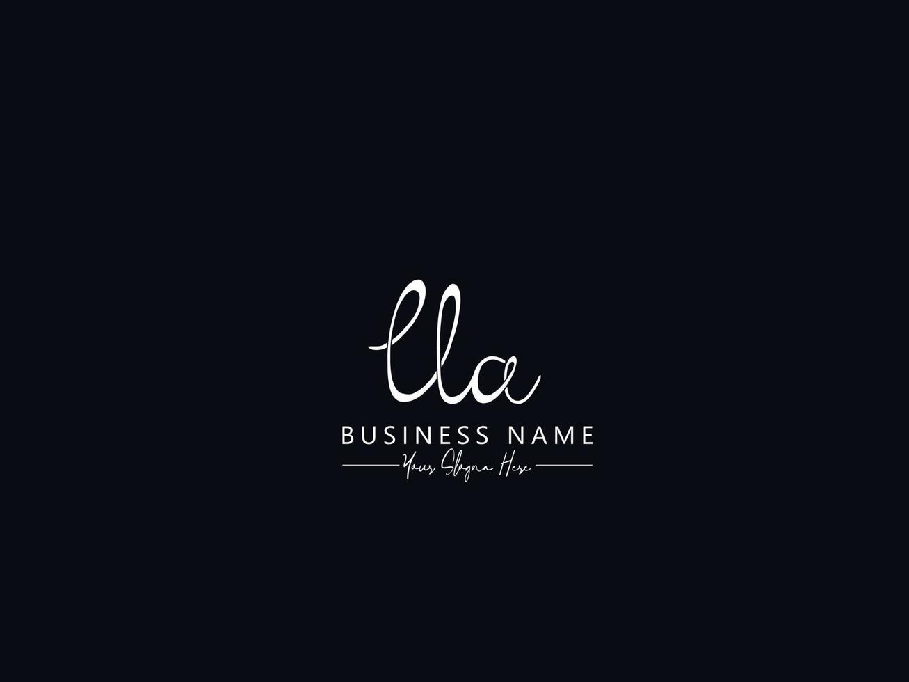 Monogram Ua Logo Icon, Creative Ua Signature Letter Logo Template vector