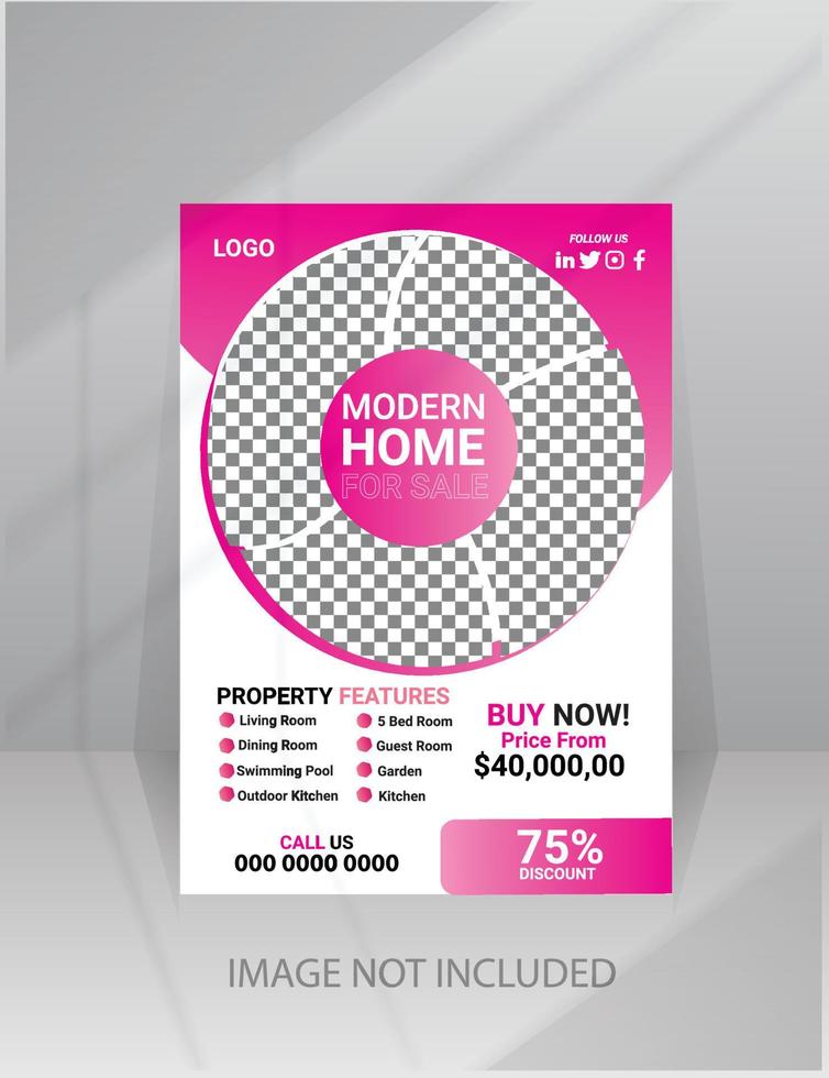 Modern Home Sale Flyer template 16152367 Vector Art at Vecteezy Modern Home Sale Flyer template 16152367 Vector Art at Vecteezy