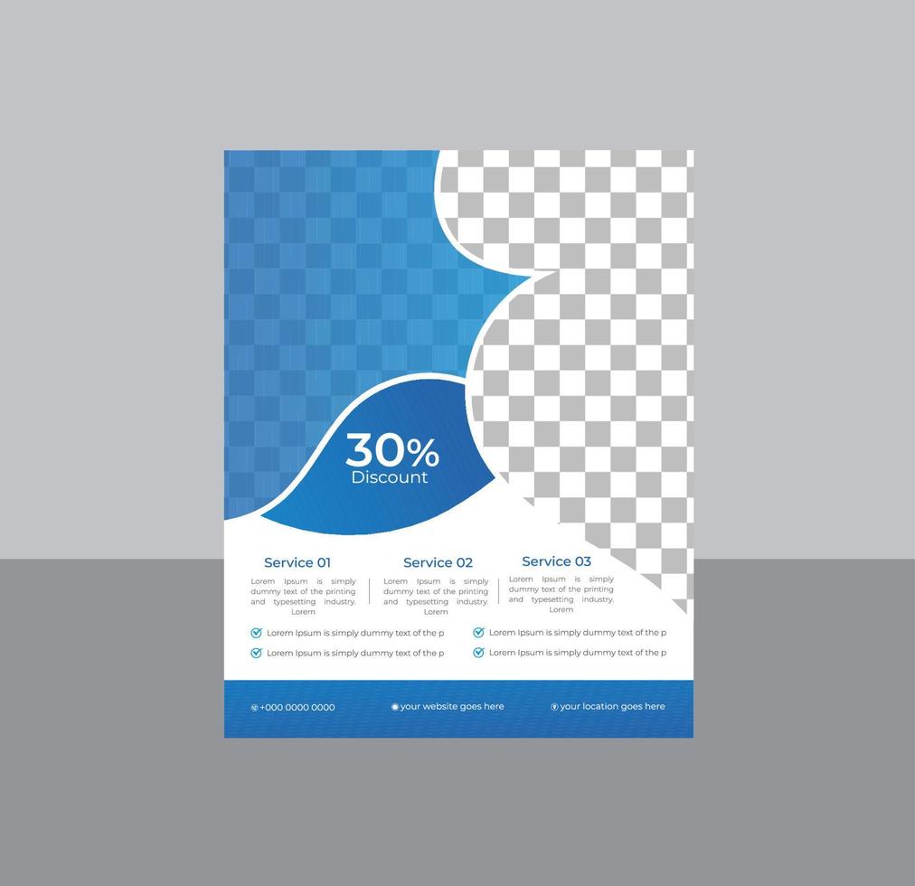 Home Development Flyer template vector