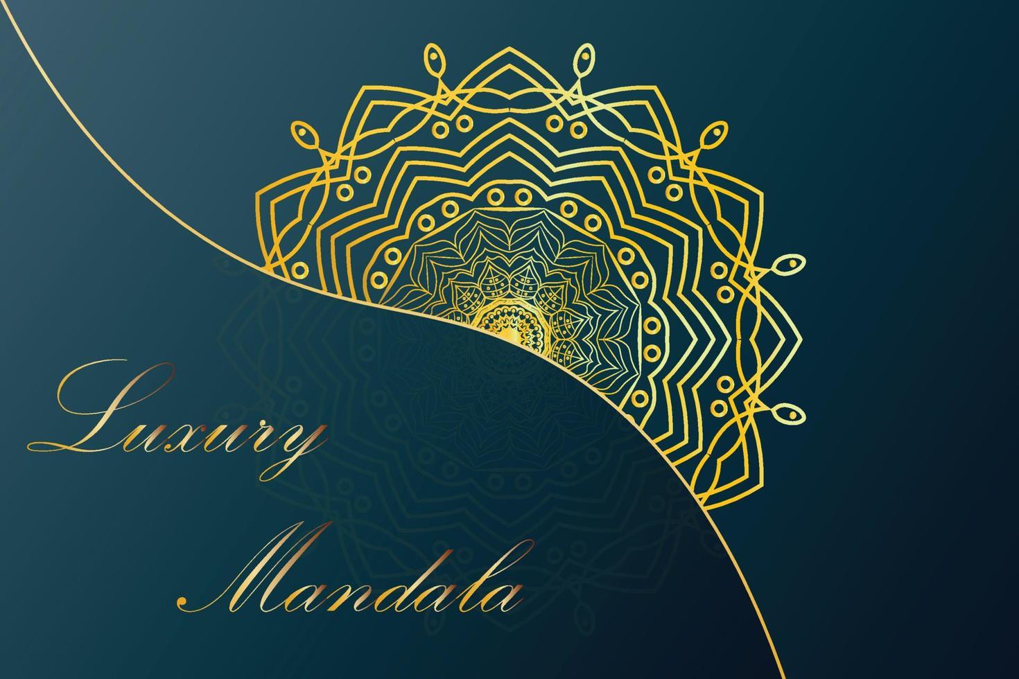 Luxury Mandala Background Ornament beautiful template vector