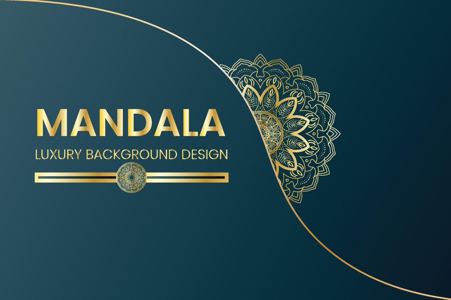 Luxury Mandala Background Ornament beautiful template vector