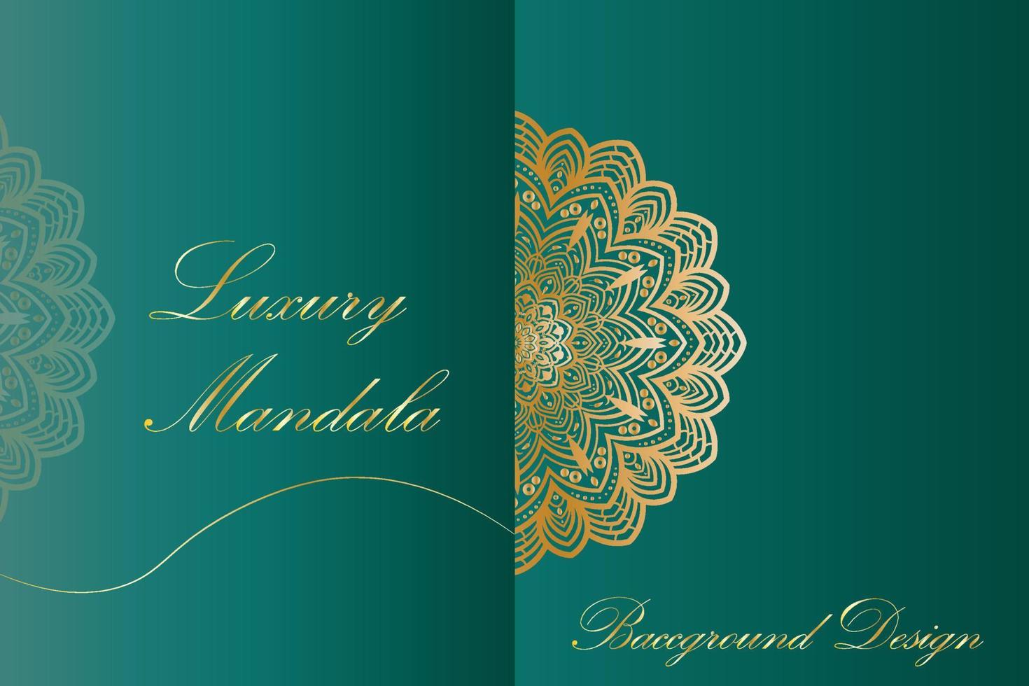 Luxury Mandala Background Ornament beautiful template vector