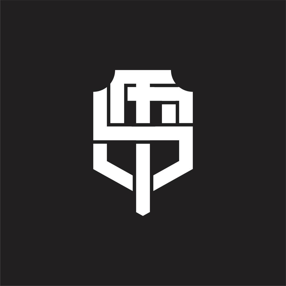 TS Logo monogram design template vector