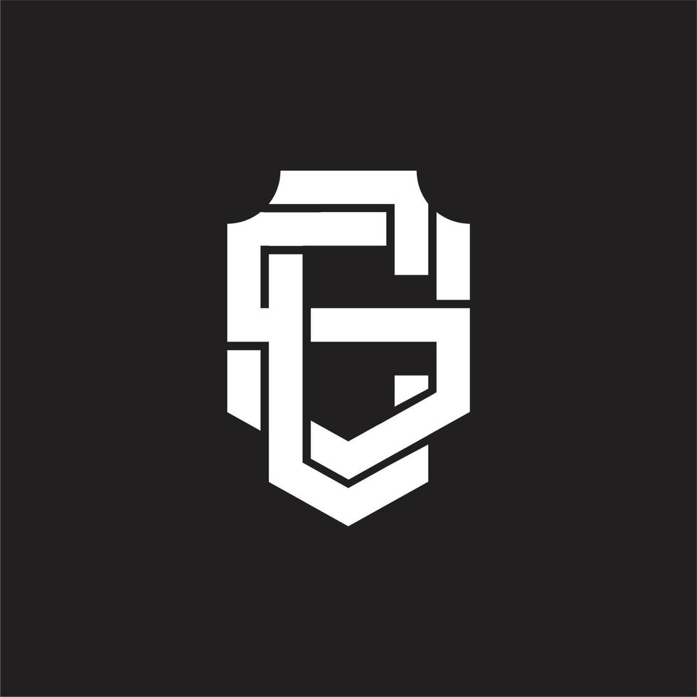 CS Logo monogram design template vector