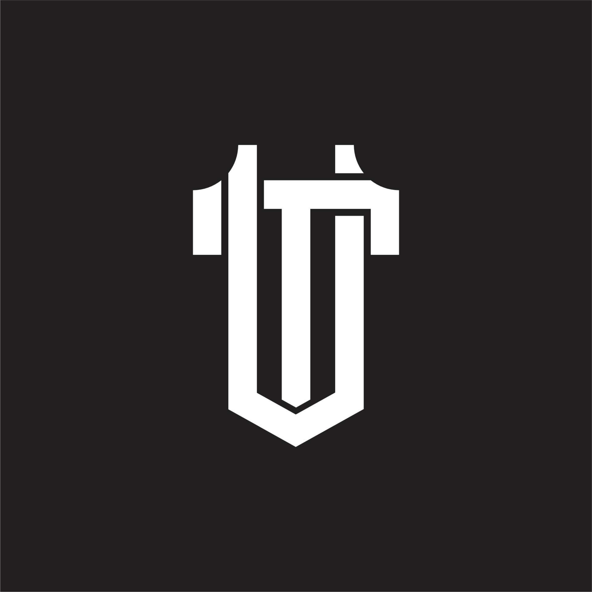 UT Logo monogram design template 16154982 Vector Art at Vecteezy