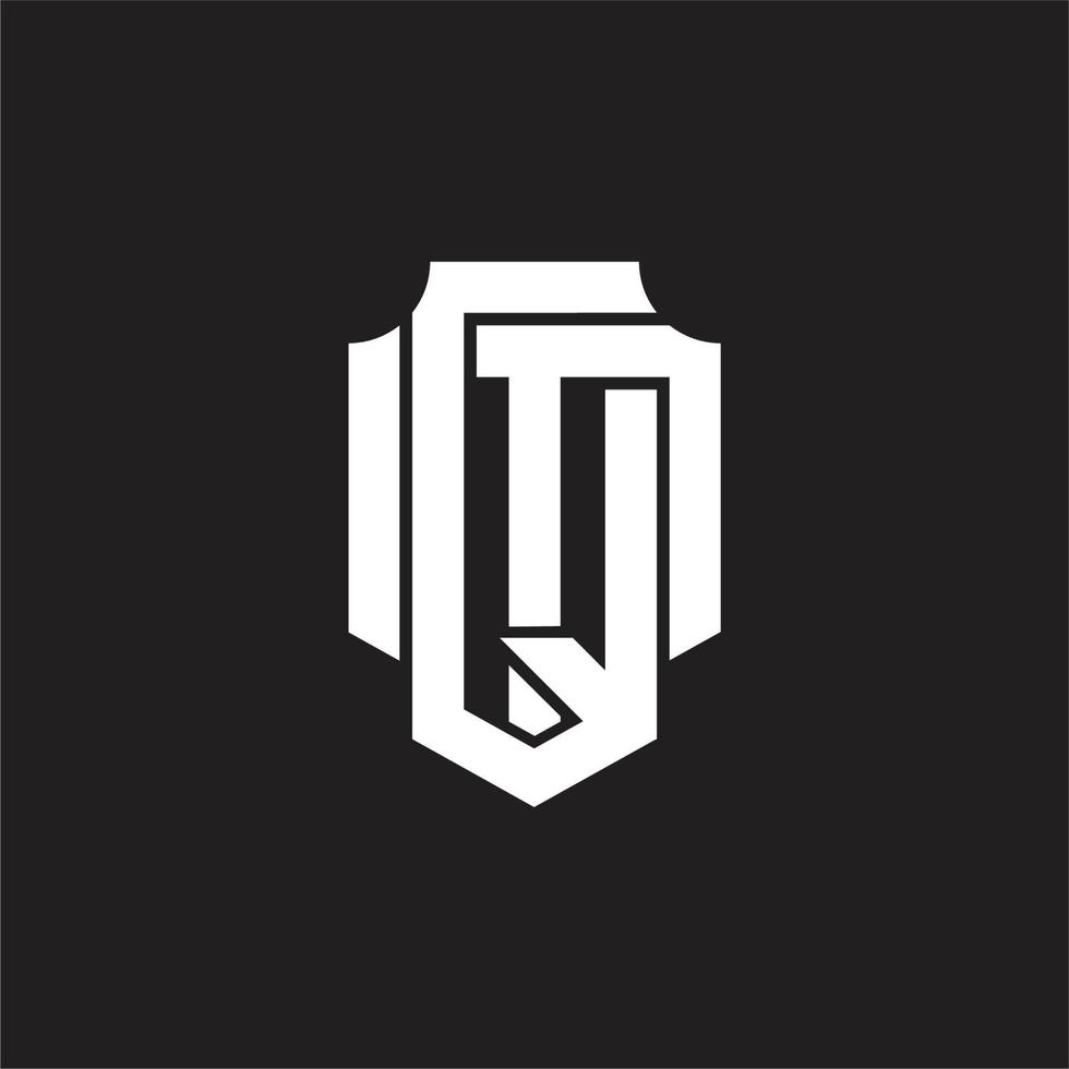 QM Logo monogram design template vector