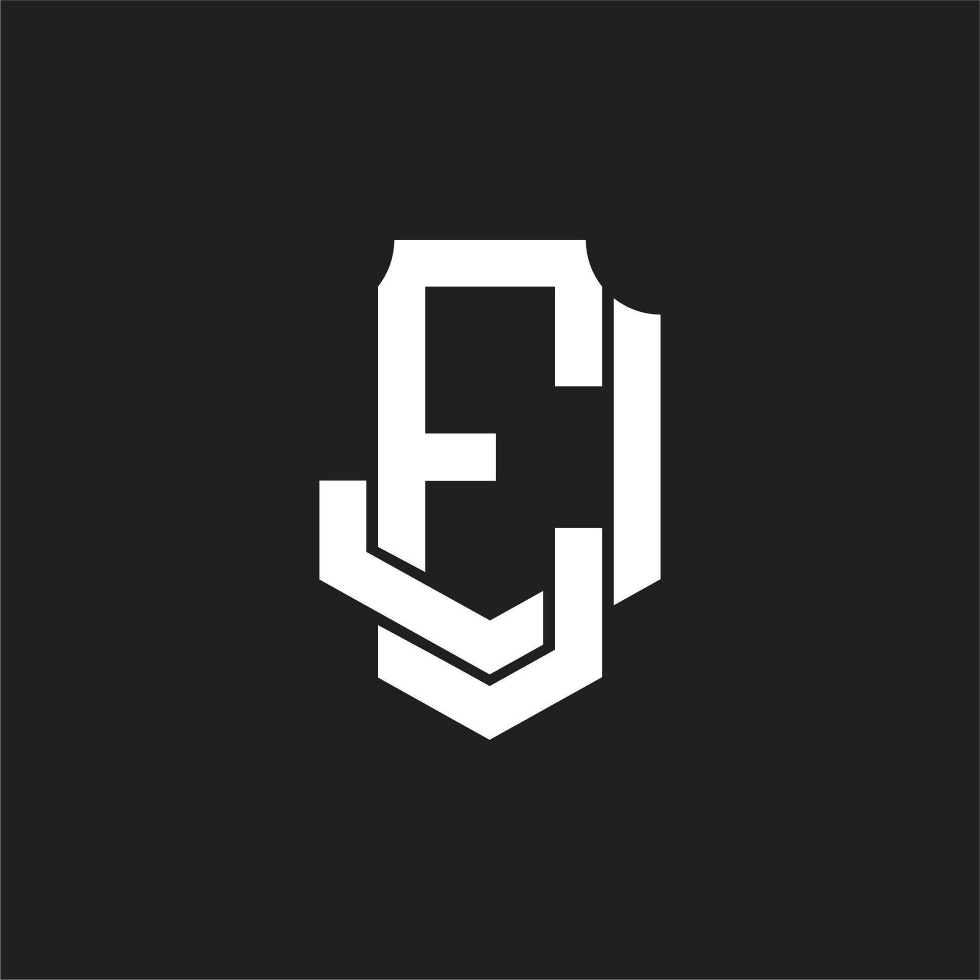 EJ Logo monogram design template 16155251 Vector Art at Vecteezy