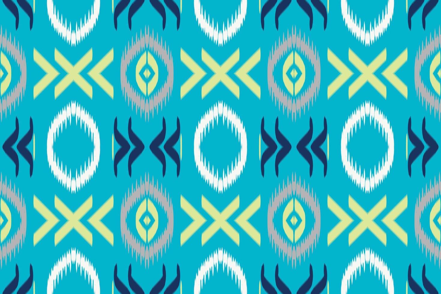 Ethnic ikat triangle batik textile seamless pattern digital vector design for Print saree Kurti Borneo Fabric border brush symbols swatches cotton