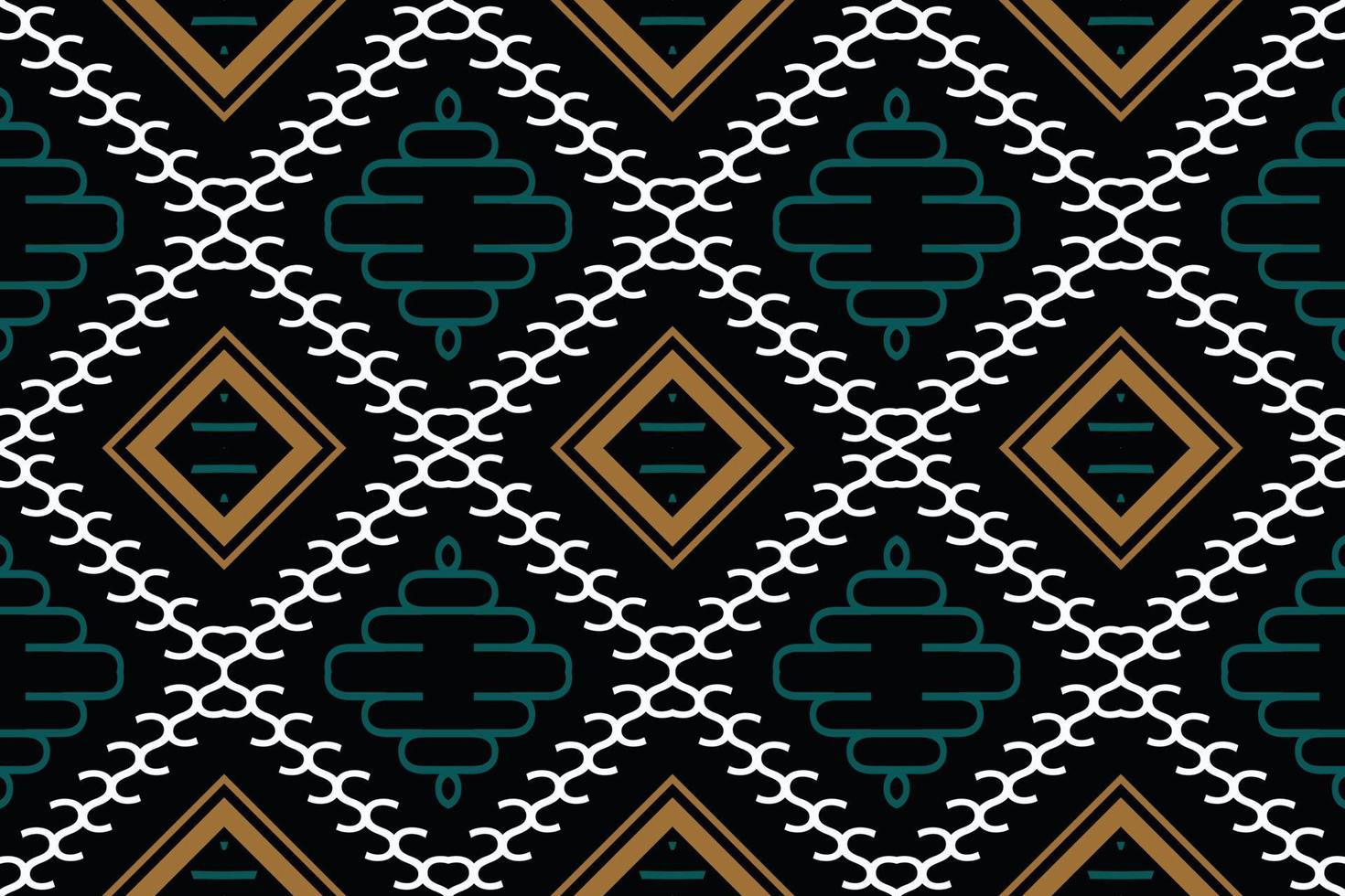 Ethnic pattern vector. It is a pattern created by combining geometric shapes. Design for print. Using in the fashion industry. vector