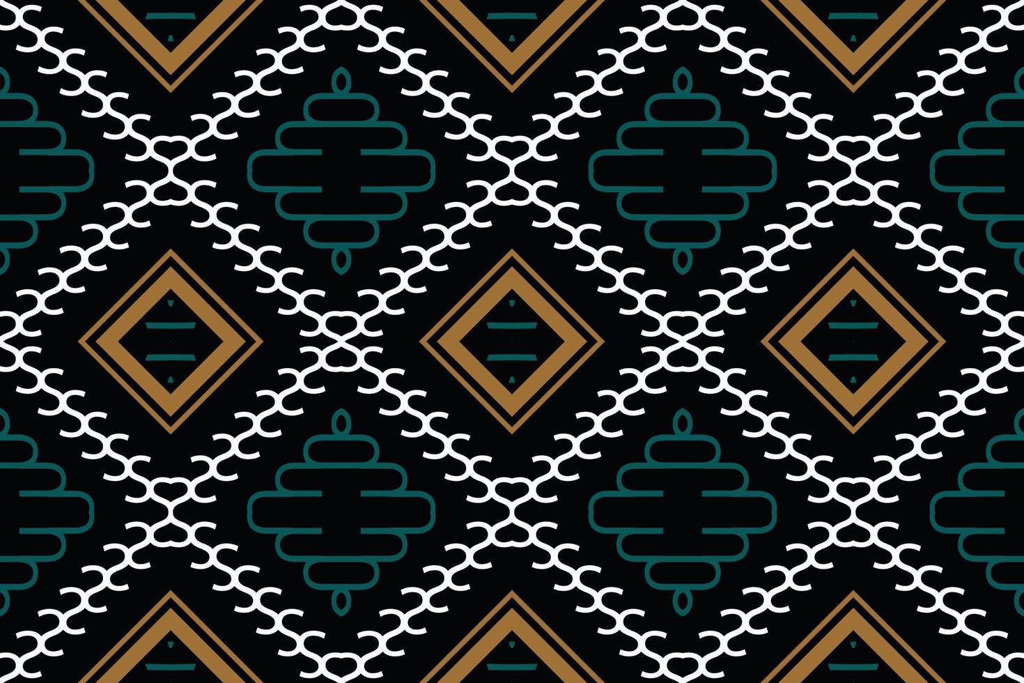 Ethnic pattern vector. It is a pattern created by combining geometric shapes. Design for print. Using in the fashion industry. vector