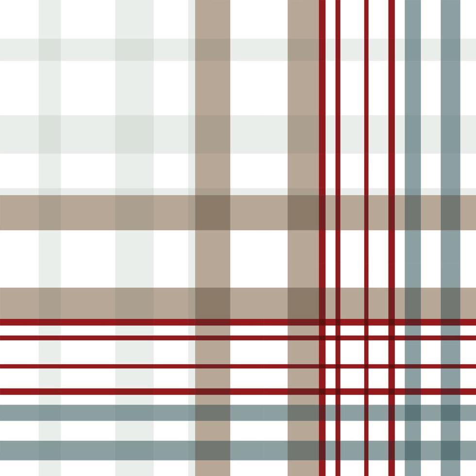 La textura del diseño del patrón de cuadros escoceses se teje en una sarga simple, dos sobre dos debajo de la urdimbre, avanzando un hilo en cada pasada. vector