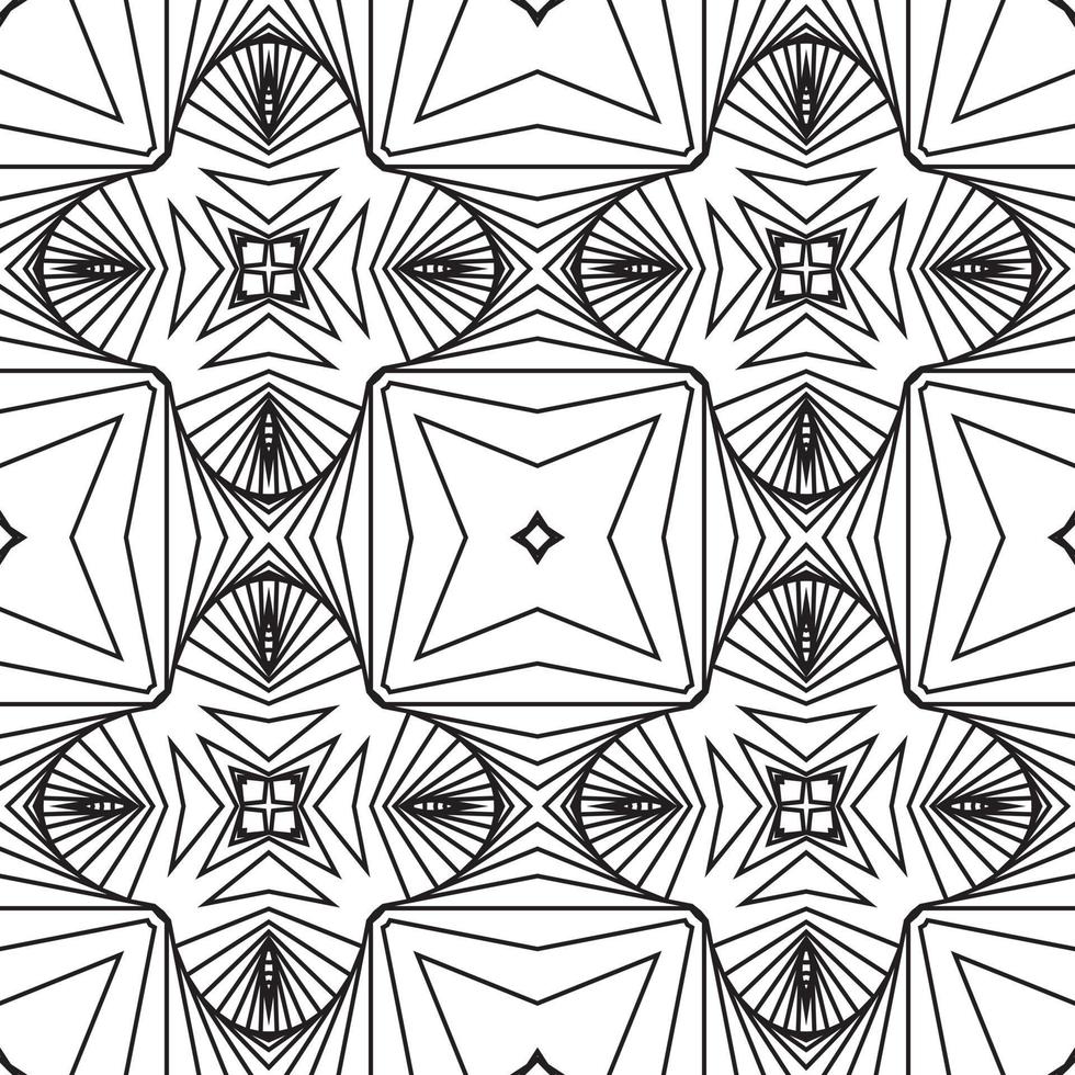Monochrome 3D wireframe geometric shapes Abstract dynamical crumpled texture. 3D pattern. The illusion of movement pattern. vector