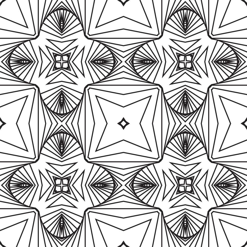 Monochrome 3D wireframe geometric shapes Abstract dynamical crumpled texture. 3D pattern. The illusion of movement pattern. vector