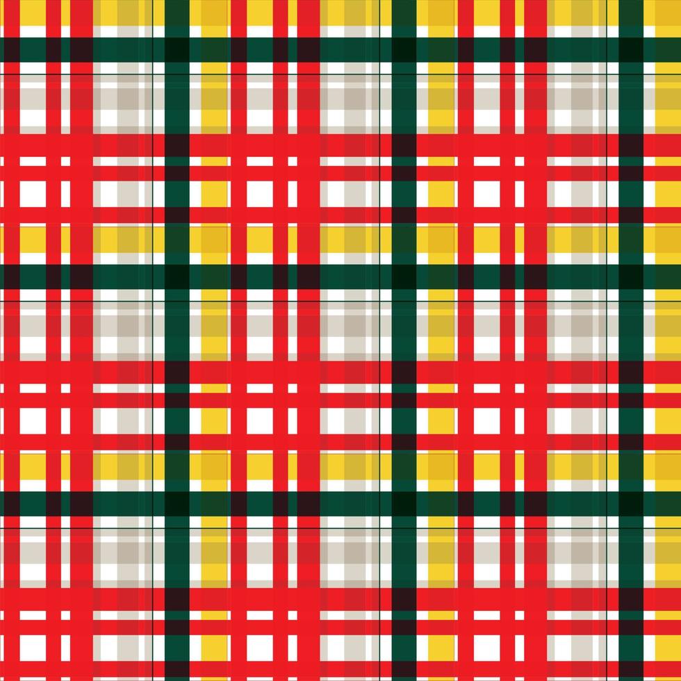 patrón a cuadros textil sin costuras los bloques de color resultantes se repiten vertical y horizontalmente en un patrón distintivo de cuadrados y líneas conocido como sett. el tartán a menudo se llama plaid vector