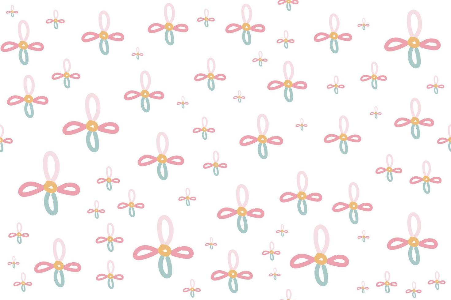 Very beautiful botanical flower seamless patterns vector illustration design It's a form created by freehand merging. Create beautiful fabric patterns designed for print used in the ,wallpaper,paper,
