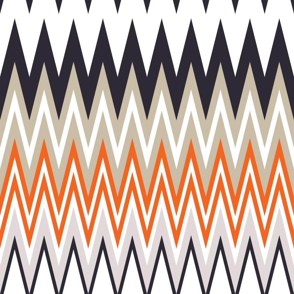 Popular zigzag chevron grunge digital art print fabric design pattern vector