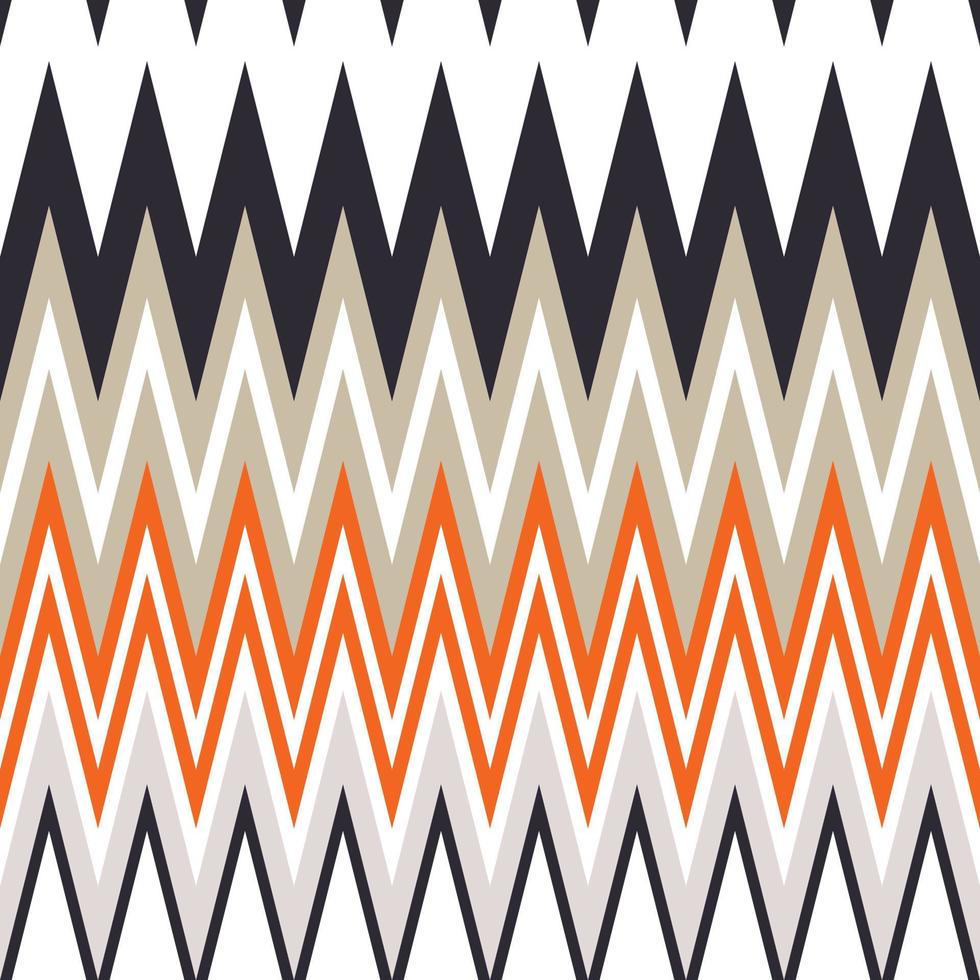 Popular zigzag chevron grunge digital art print fabric design pattern vector