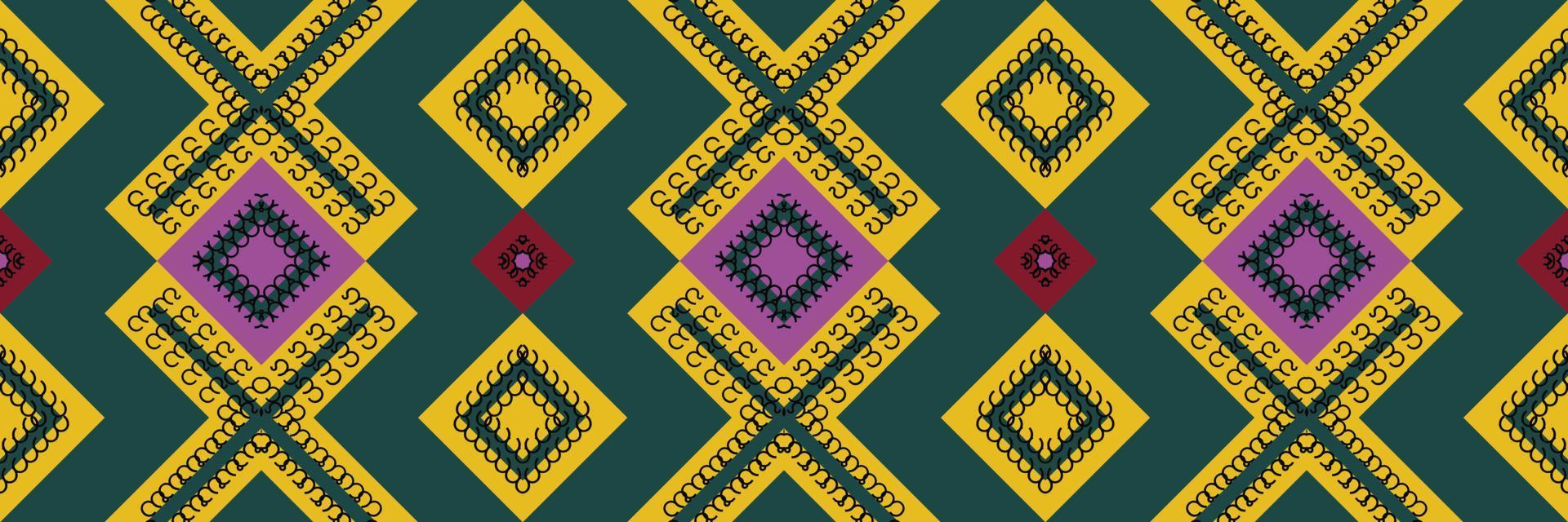 Indian ethnic design pattern. It is a pattern created by combining geometric shapes. Design for print. Using in the fashion industry. vector