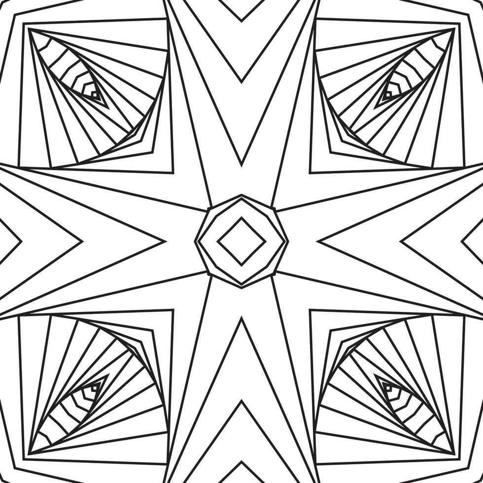 3D mesh geometric shapes Vector Twisted Curved Stripe Modern Trendy Illustration of black white background. pattern,