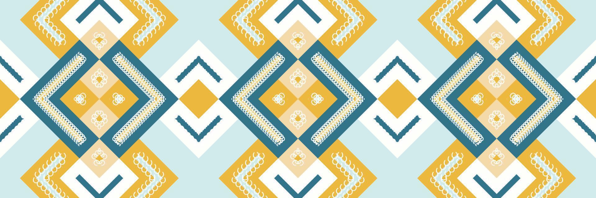 Pattern simple ethnic design in the Philippines. traditional pattern African art It is a pattern created by combining geometric shapes. Design for print. Using in the fashion industry. vector