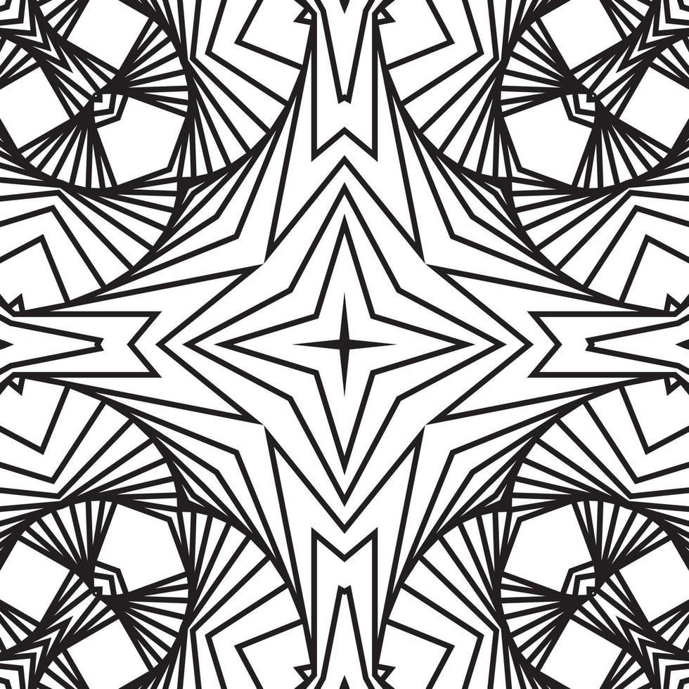 Monochrome Abstract Pattern of Wavy Stripes or Rippled 3D Relief, on a white background. Geometric shapes from the black lines. vector