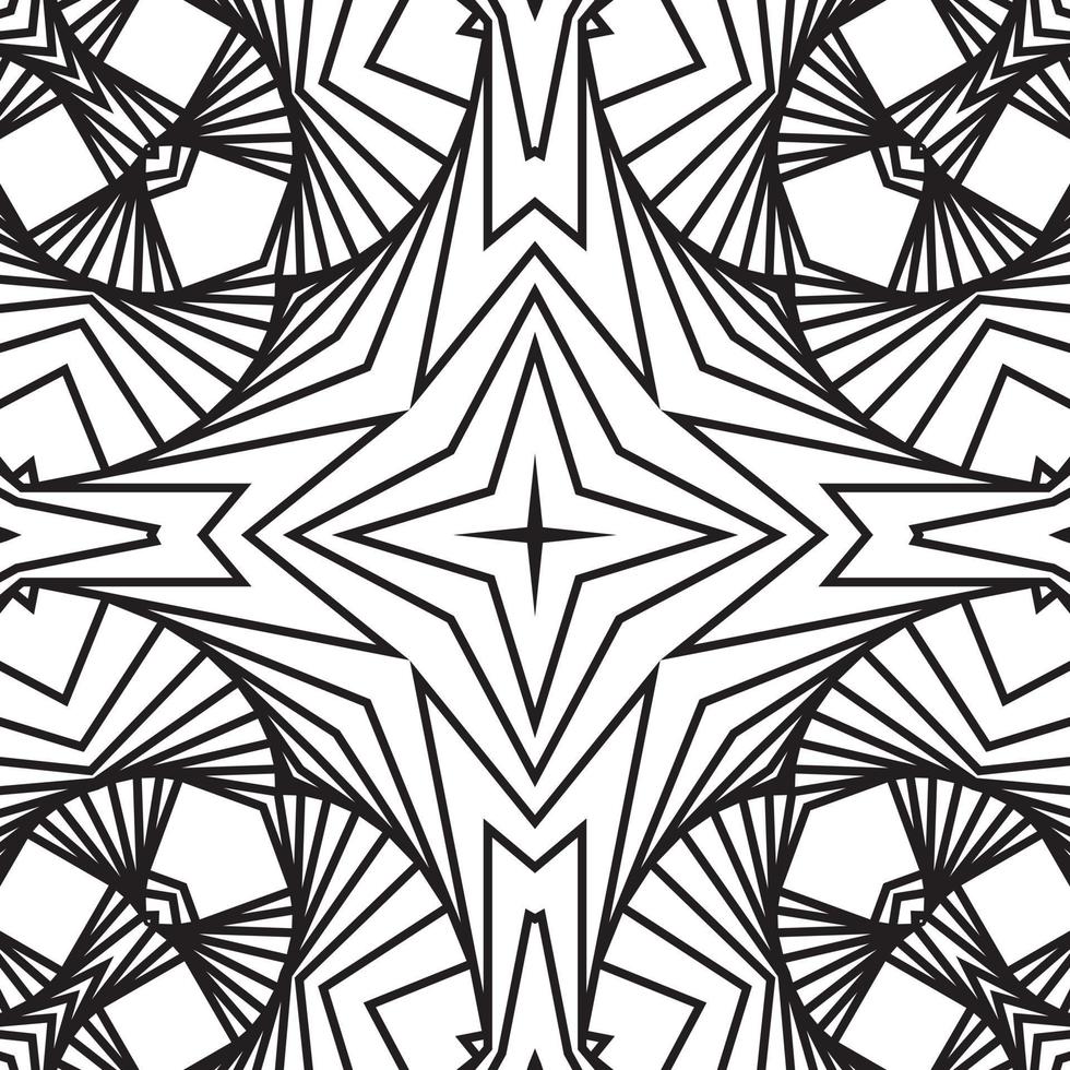 Monochrome Abstract Pattern of Wavy Stripes or Rippled 3D Relief, on a white background. Geometric shapes from the black lines. vector