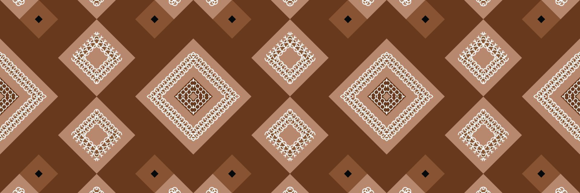 Ethnic Aztec Ikat Seamless Pattern Textile ikat flowers seamless pattern digital vector design for Print saree Kurti Borneo Fabric Aztec brush symbols swatches designer