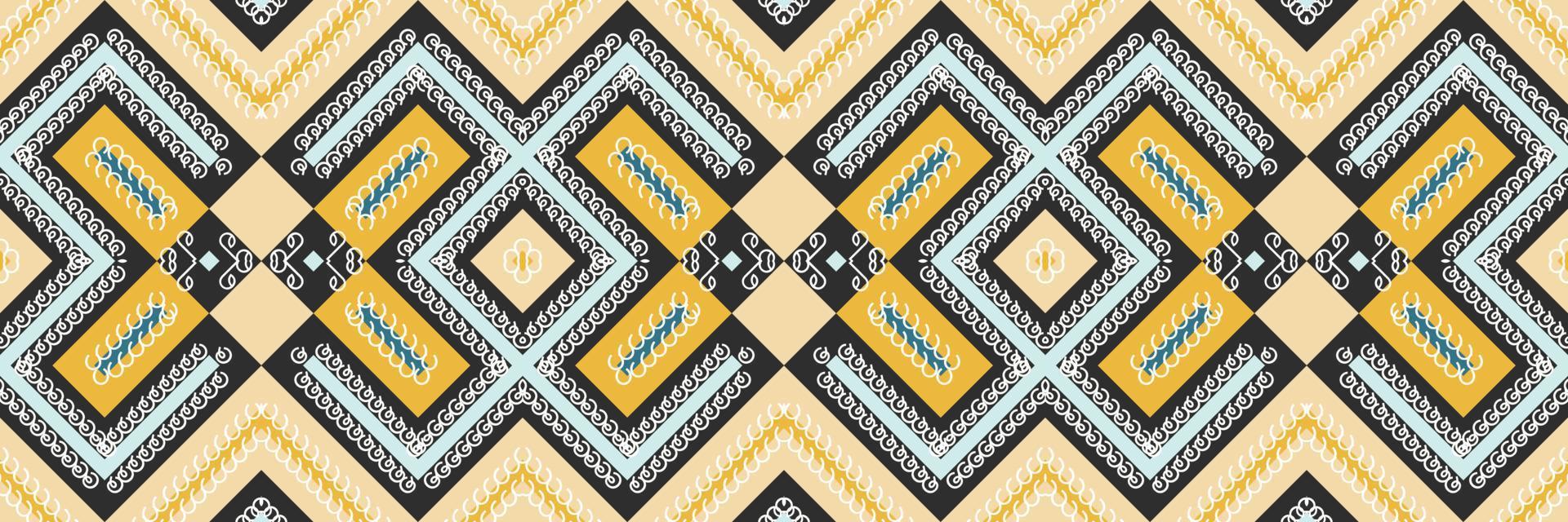 Indian ethnic design pattern. traditional pattern design It is a pattern created by combining geometric shapes. Design for print. Using in the fashion industry. vector