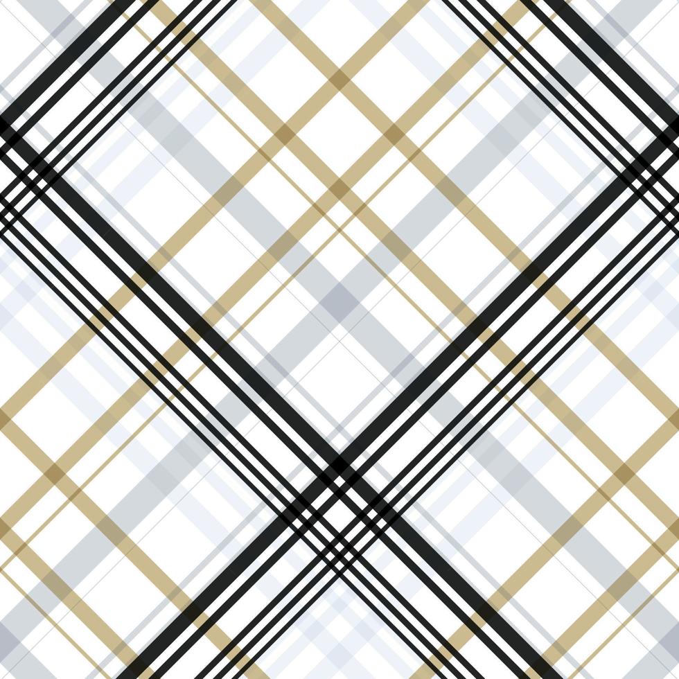 El textil de diseño de patrones de cuadros se teje en una sarga simple, dos sobre dos debajo de la urdimbre, avanzando un hilo en cada pasada. vector