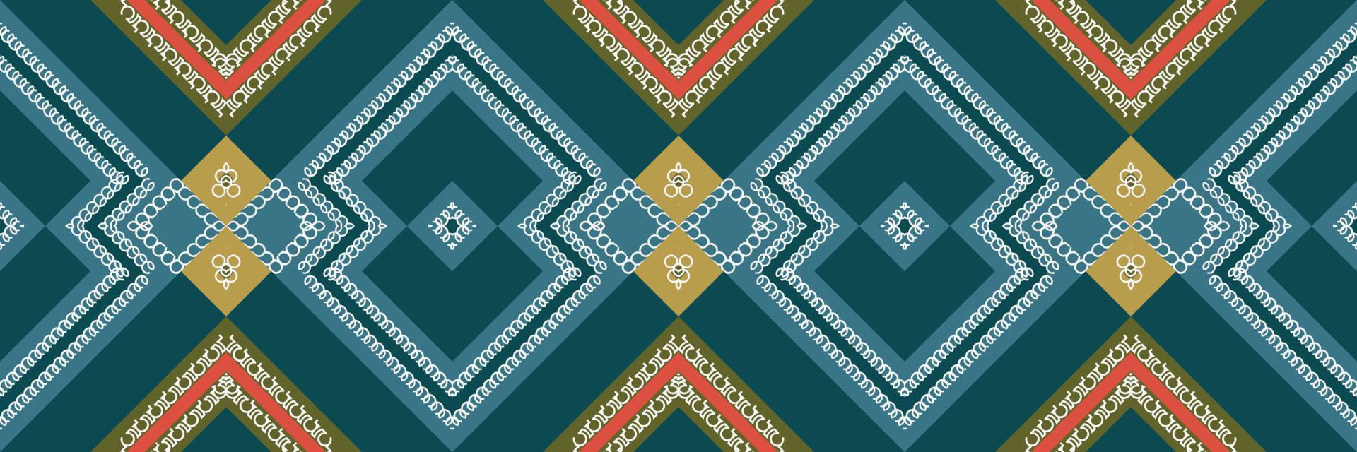 Ethnic pattern design of the Philippines. traditional patterned wallpaper It is a pattern created by combining geometric shapes. Design for print. Using in the fashion industry. vector