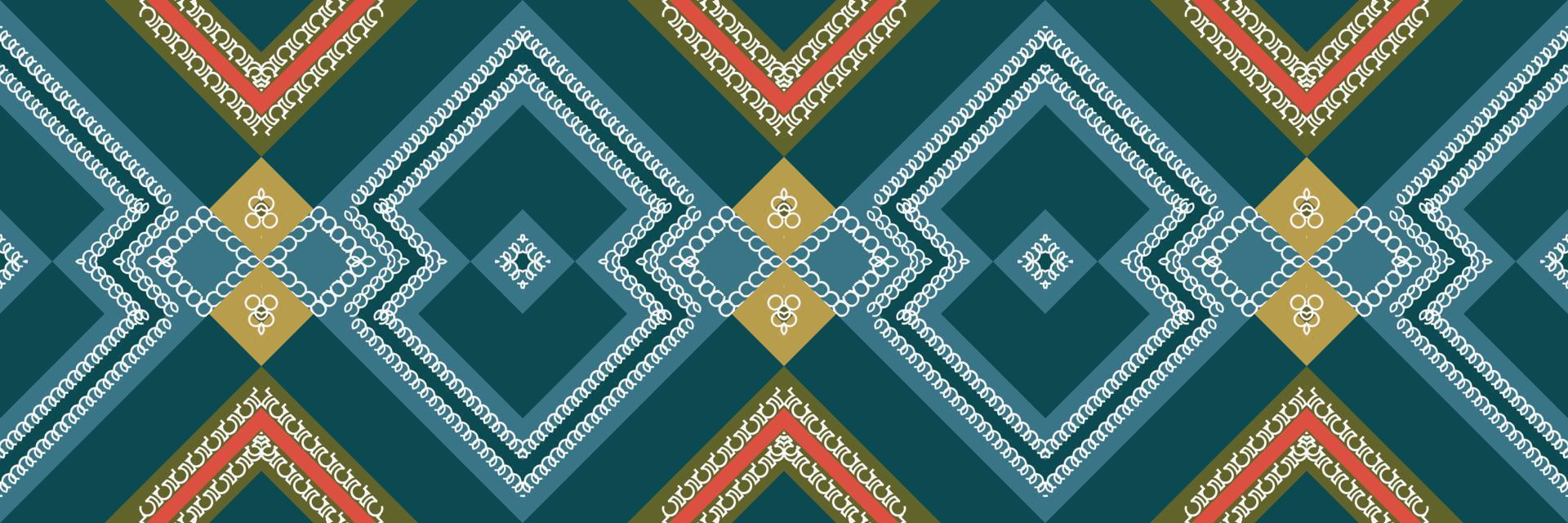 Ethnic pattern design of the Philippines. traditional patterned wallpaper It is a pattern created by combining geometric shapes. Design for print. Using in the fashion industry. vector